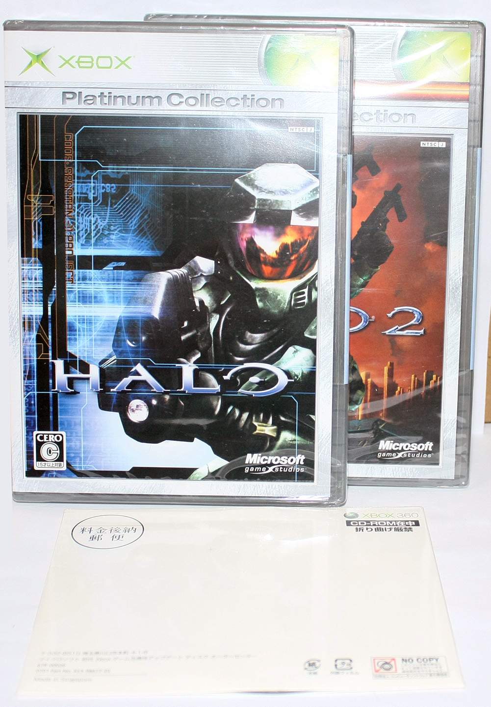 New/Sealed Halo History Pack 1+2 Platinum Collection Xbox Japan